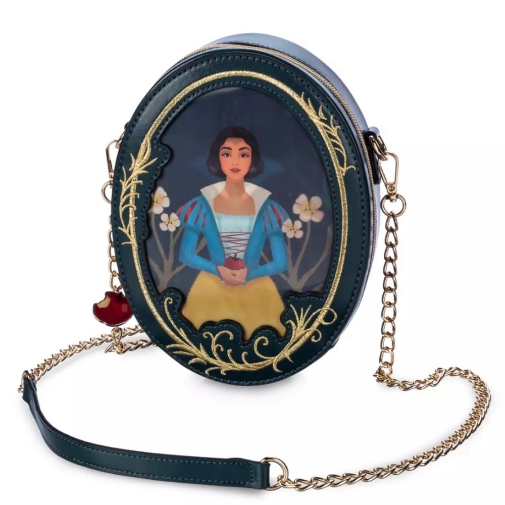 Disney Parks 2025 Snow White Evil Queen Crossbody Bag Purse Changing Picture